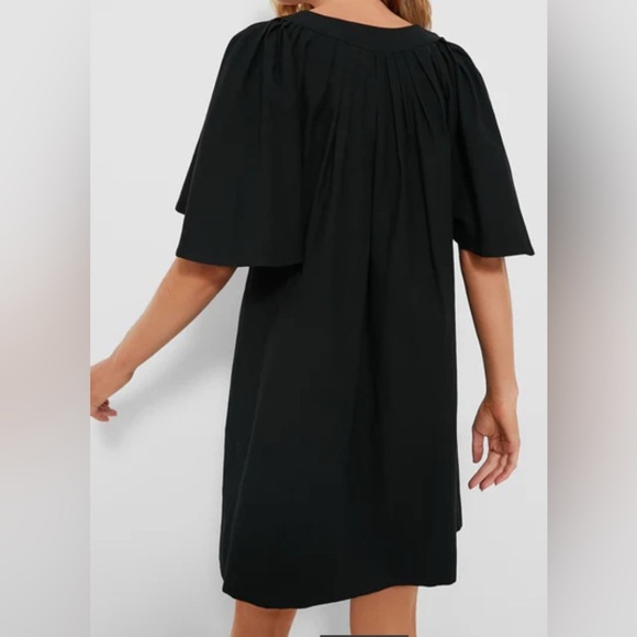 Tuckernuck x Pomander Place Finley Flutter Sleeve Mini Dress Black Size XL - Picture 3 of 9